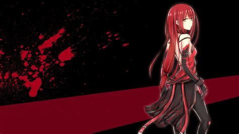 Follow the vibe and change your wallpaper every day. . Red anime wallpaper
